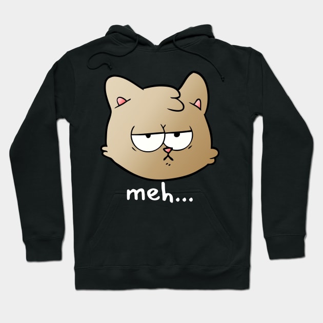 Meh Cat Hoodie by GMAT